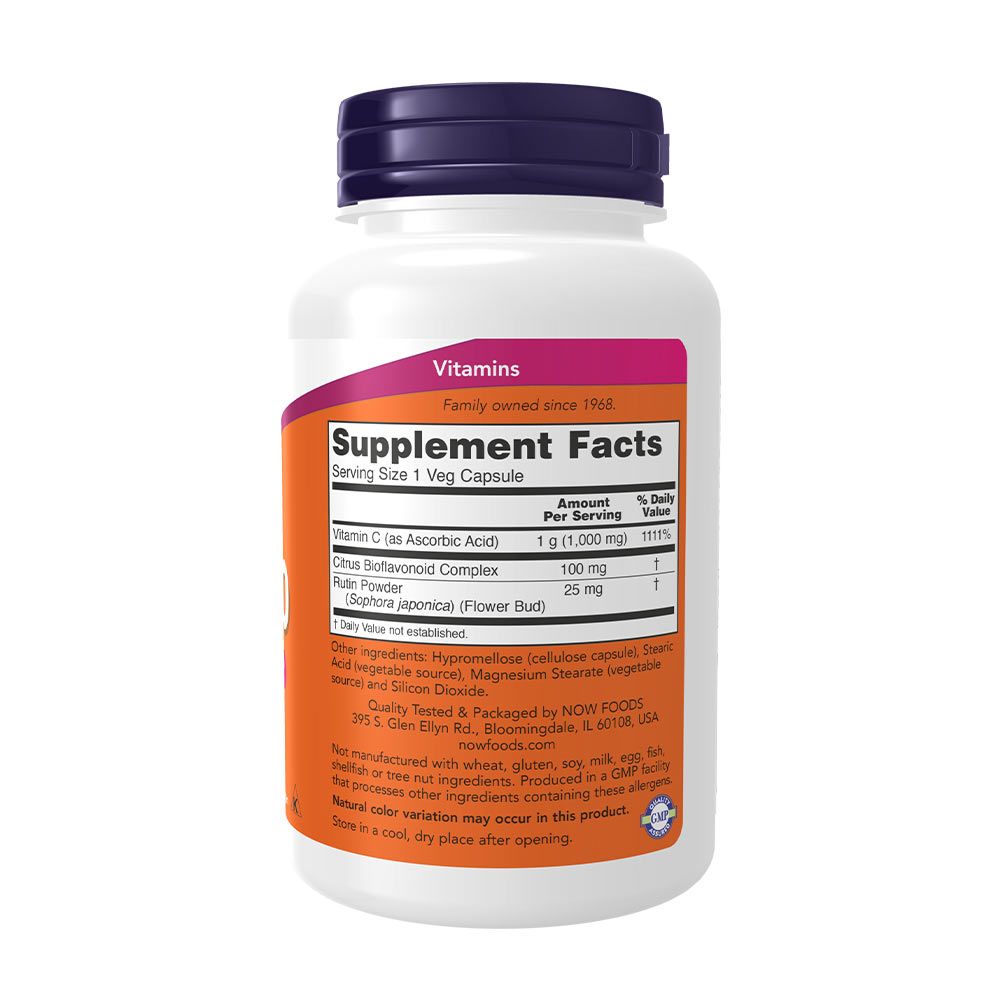 NOW - C-VITAMIN 1000 MG KAPSZULA BIOFLAVONOIDDAL - 100 KAPSZULA NOW - C-VITAMIN 1000 MG KAPSZULA BIOFLAVONOIDDAL - 100 KAPSZULA