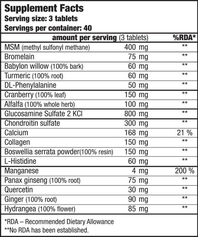 BIOTECH USA - ARTHRO FORTE - 120 TABLETTA