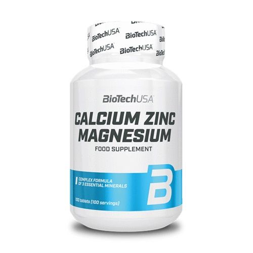 BIOTECH USA - CALCIUM-ZINC-MAGNESIUM - 100 TABLETTA