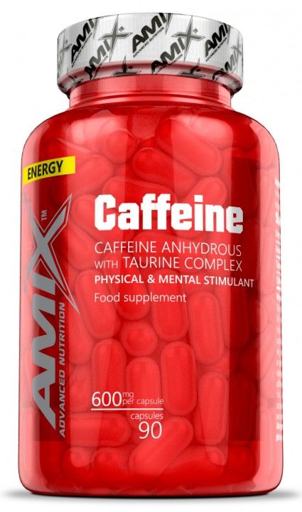 AMIX - CAFFEINE WITH TAURINE 600 MG - 90 KAPSZULA