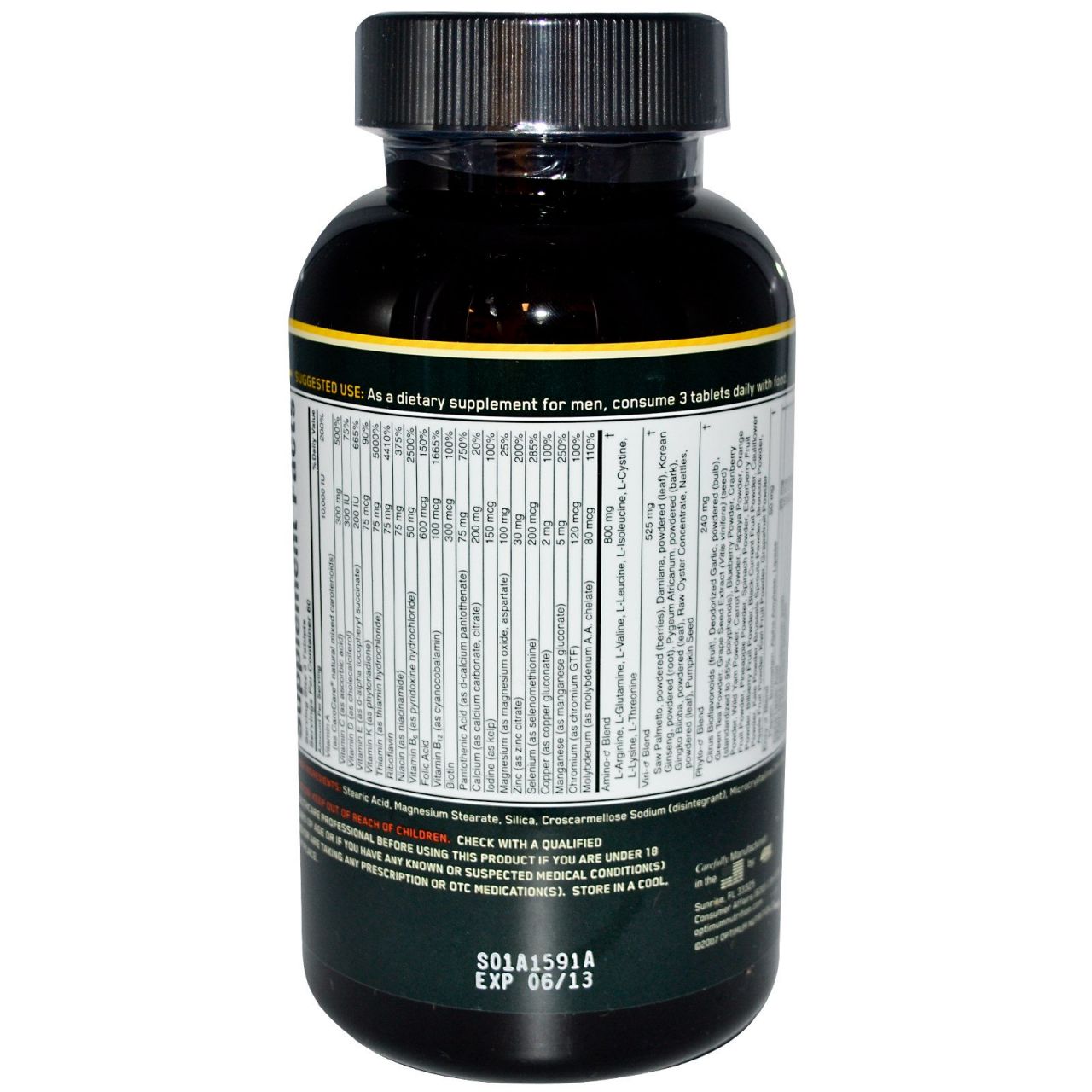 OPTIMUM NUTRITION - OPTI-MEN - 180 TABLETTA