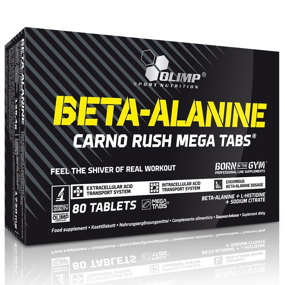 OLIMP SPORT - BETA-ALANINE CARNO RUSH MEGA TABS® - 80 TABLETTA