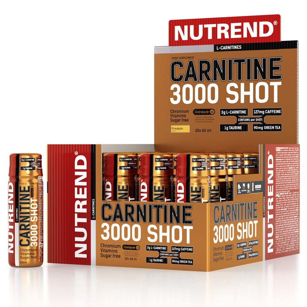 NUTREND - CARNITINE 3000 SHOT - 20X60 ML