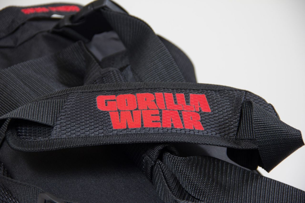 GORILLA WEAR - JEROME GYM BAG - EDZŐ TÁSKA - FEKETE/PIROS