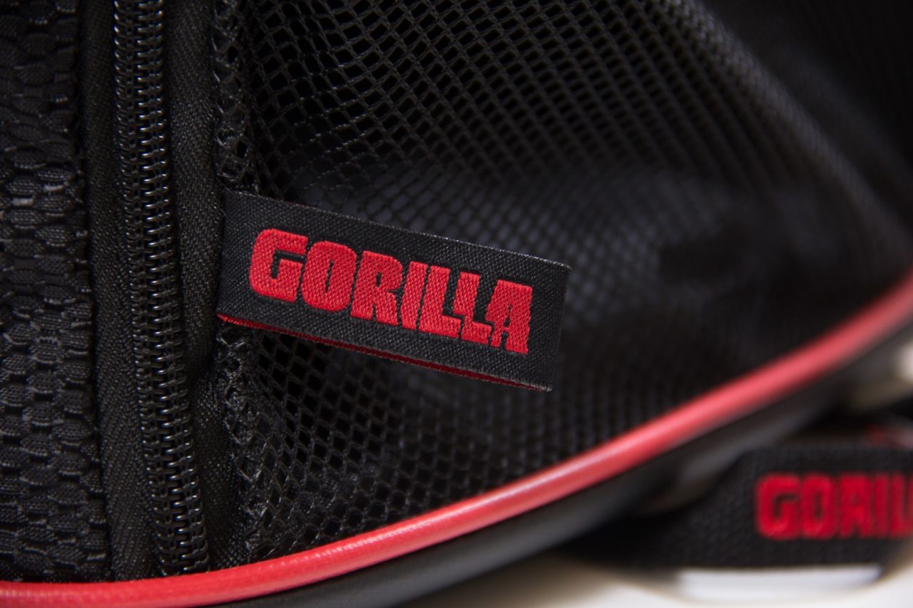 GORILLA WEAR - JEROME GYM BAG - EDZŐ TÁSKA - FEKETE/PIROS