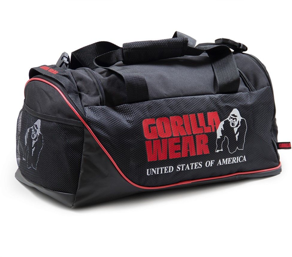 GORILLA WEAR - JEROME GYM BAG - EDZŐ TÁSKA - FEKETE/PIROS