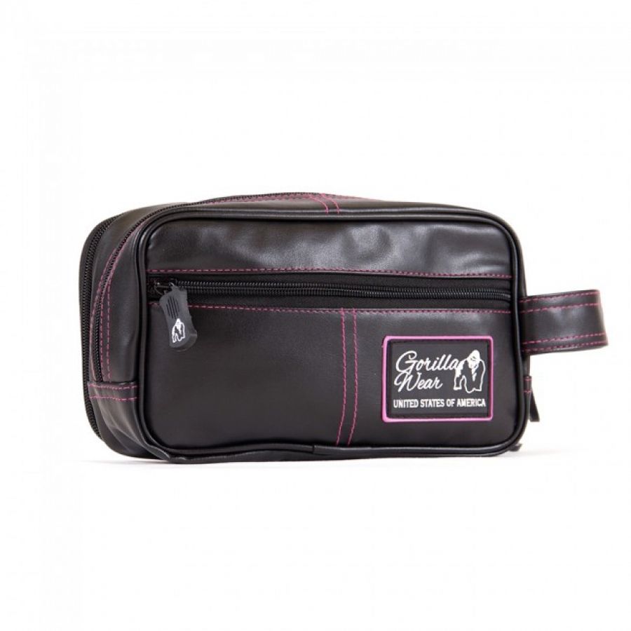 GORILLA WEAR - TOILETRY BAG - PIPERE TÁSKA - PINK/FEKETE