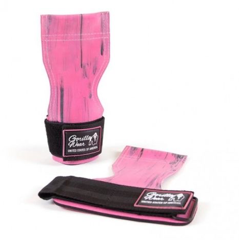 GORILLA WEAR - WOMEN'S LIFTING GRIP - CSUKLÓSZORÍTÓS CSÚSZÁSGÁTLÓ - FEKETE-PINK