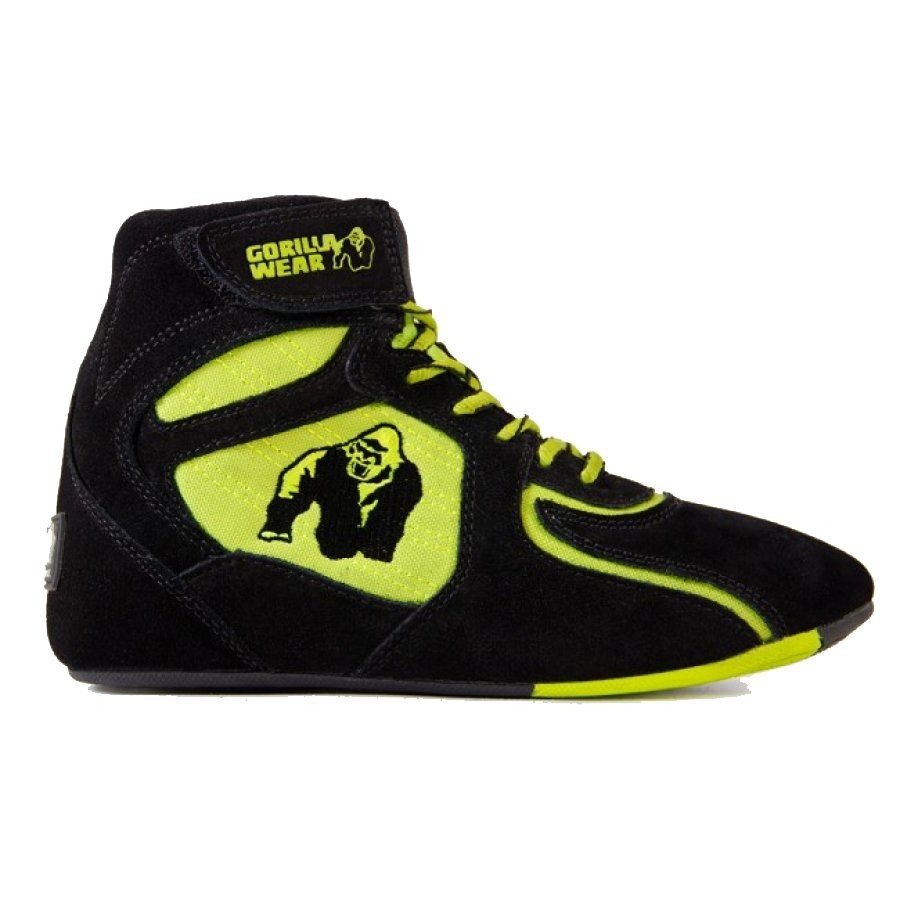 GORILLA WEAR - CHICAGO HIGH TOPS - FEKETE/NEON LIME EDZŐCIPŐ