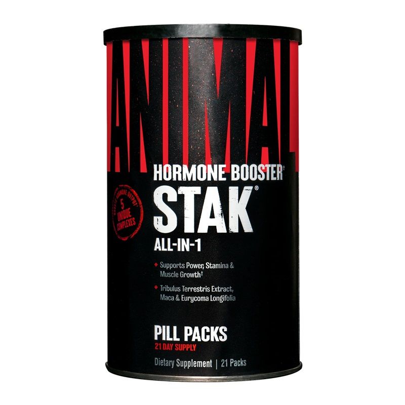 UNIVERSAL NUTRITION - ANIMAL STAK - TESZTOSZTERON ÉS NÖVEKEDÉSI HORMON FOKOZÓ FORMULA - 21 PAK