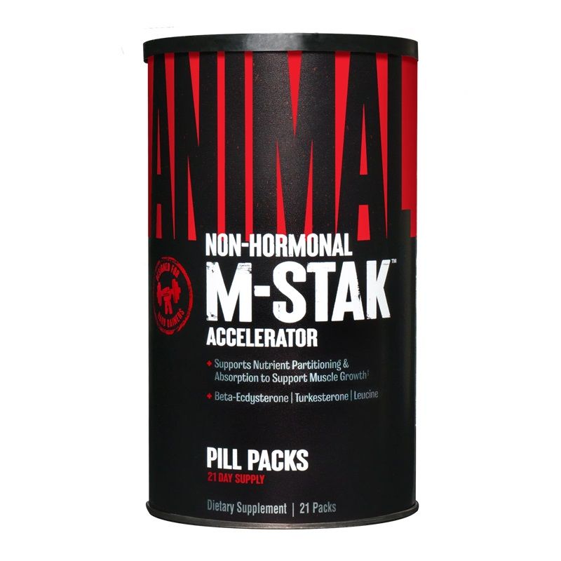 UNIVERSAL NUTRITION - ANIMAL M-STAK - TESZTOSZTERON ÉS NÖVEKEDÉSI HORMON FOKOZÓ FORMULA - 21 PAK