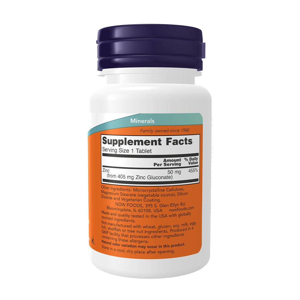 NOW - CINK 50 MG - 100 TABLETTA NOW - CINK 50 MG - 100 TABLETTA