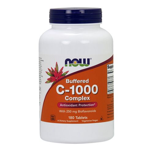 NOW - BUFFERED VITAMIN C-1000 COMPLEX - 180 TABLETTA