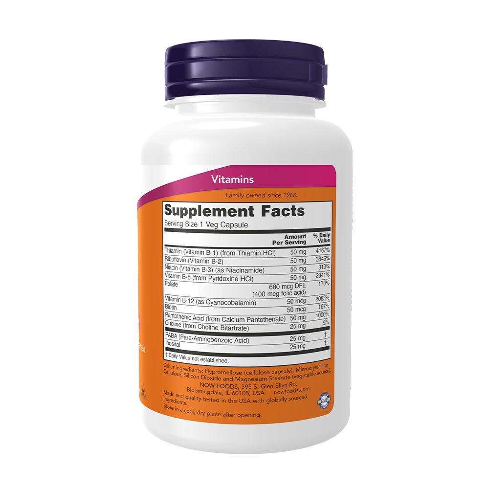 NOW - B-50 VITAMIN - 100 KAPSZULA NOW - B-50 VITAMIN - 100 KAPSZULA