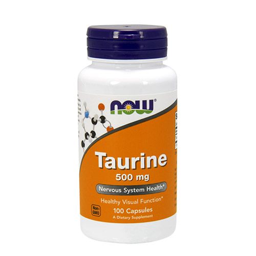 NOW - TAURINE 500 MG - 100 KAPSZULA