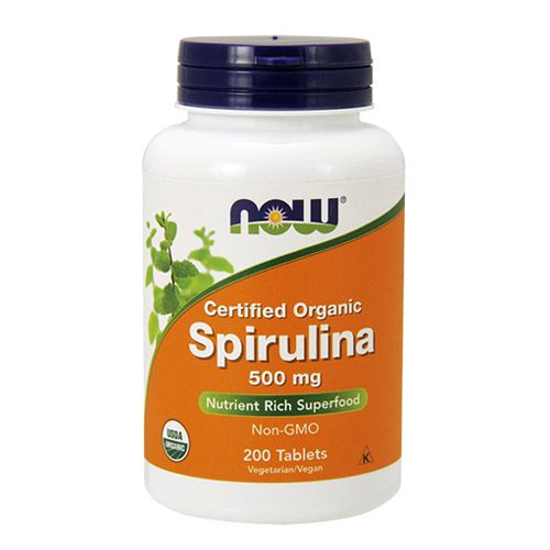 NOW - SPIRULINA ALGA TABLETTA 500 MG - 200 TABLETTA