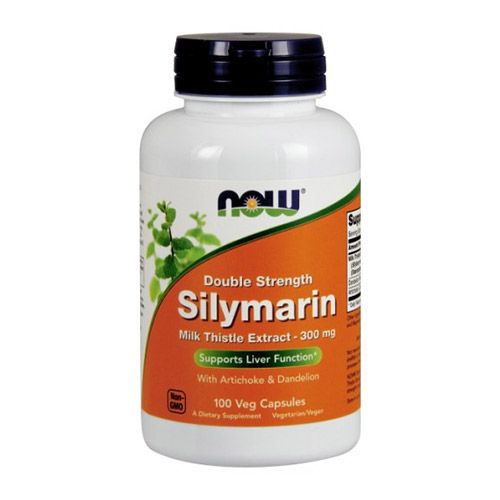 NOW - SILYMARIN DOUBLE STRENGTH 300 MG - MILK THISTLE EXTRACT - 100 KAPSZULA