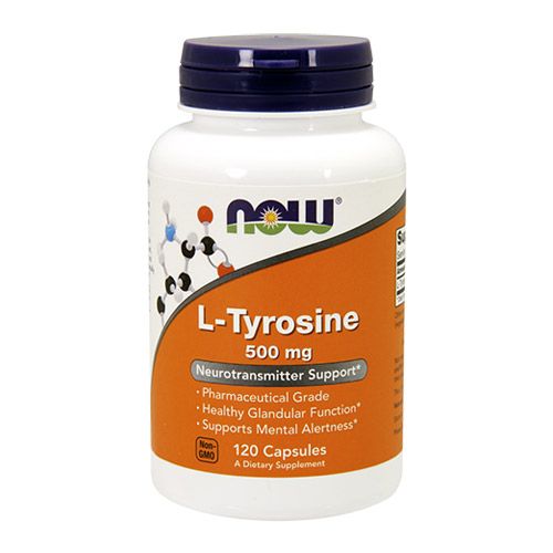 NOW - L-TYROSINE 500 MG - 120 KAPSZULA