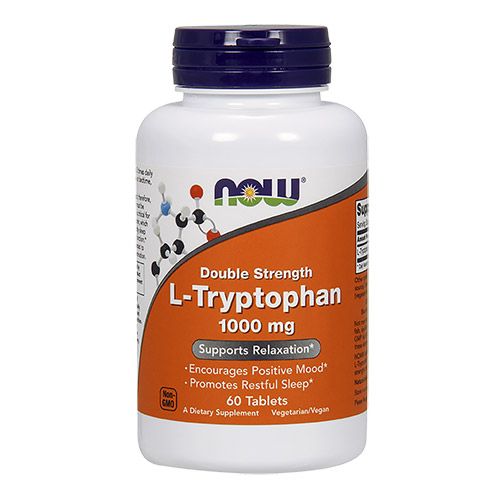 NOW - L-TRYPTOPHAN 1000 MG - 60 TABLETTA