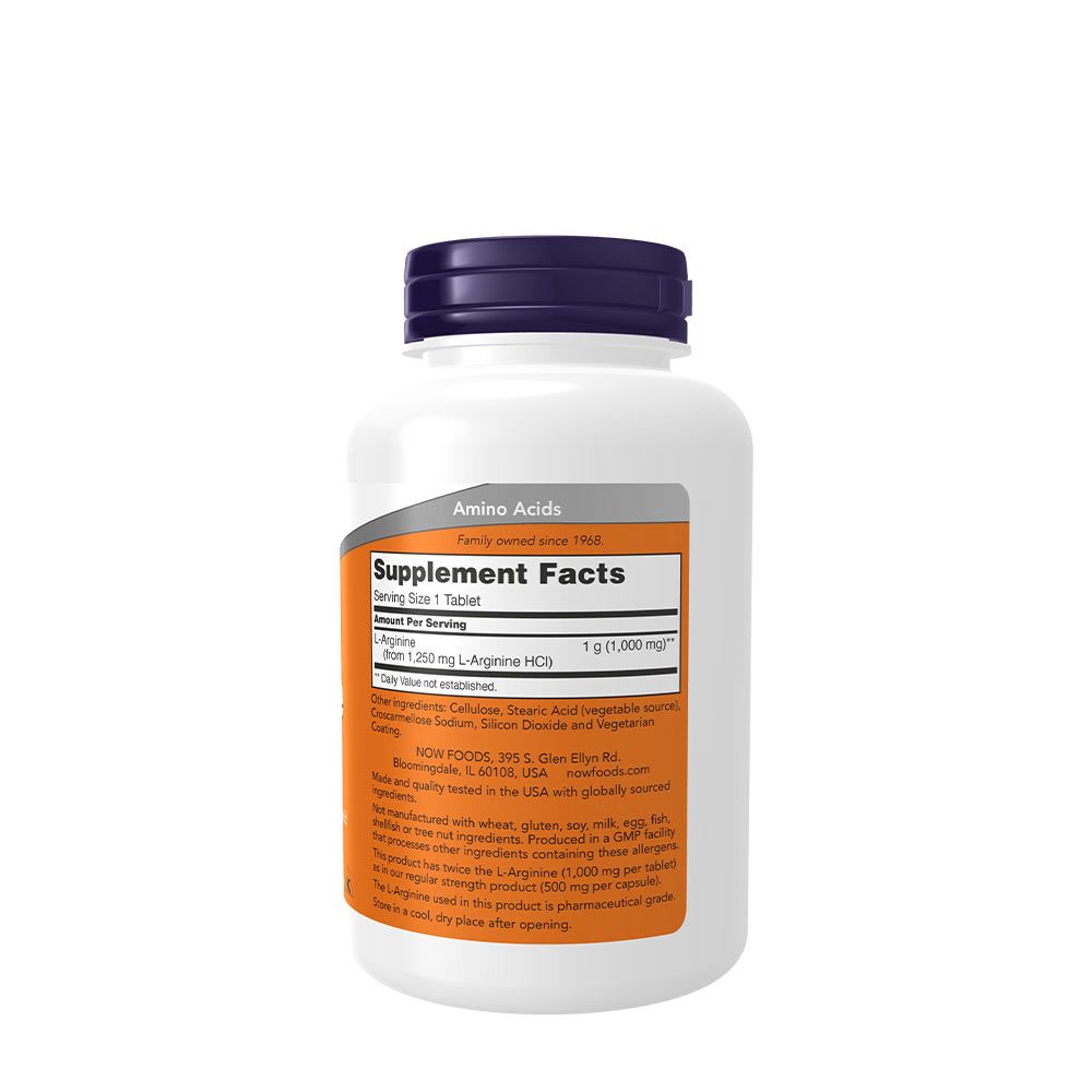 NOW - L-ARGININ 1000 MG - 120 TABLETTA NOW - L-ARGININ 1000 MG - 120 TABLETTA