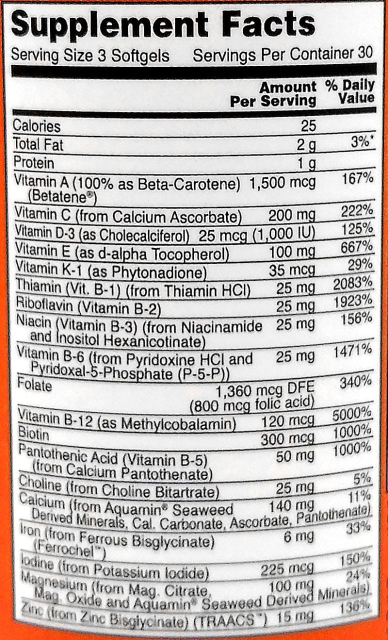 NOW - EVE WOMEN'S MULTIVITAMIN LÁGYKAPSZULA NŐKNEK - 90 KAPSZULA NOW - EVE WOMEN'S MULTIVITAMIN LÁGYKAPSZULA NŐKNEK - 90 KAPSZULA