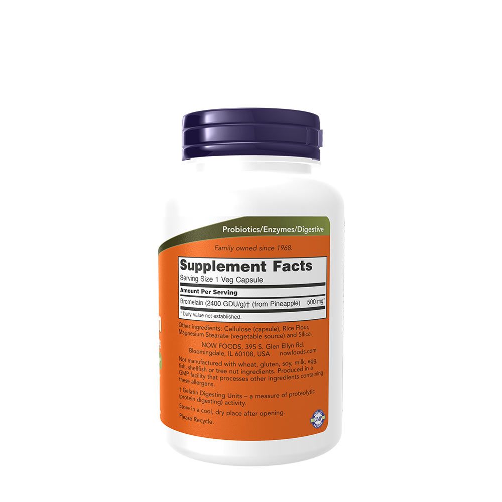 NOW - BROMELAIN 500 MG - 120 KAPSZULA NOW - BROMELAIN 500 MG - 120 KAPSZULA