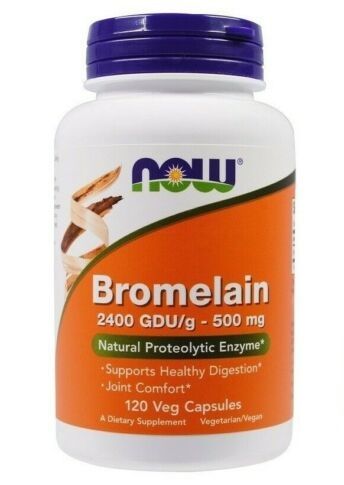 NOW Quercetin with Bromelain - 240db