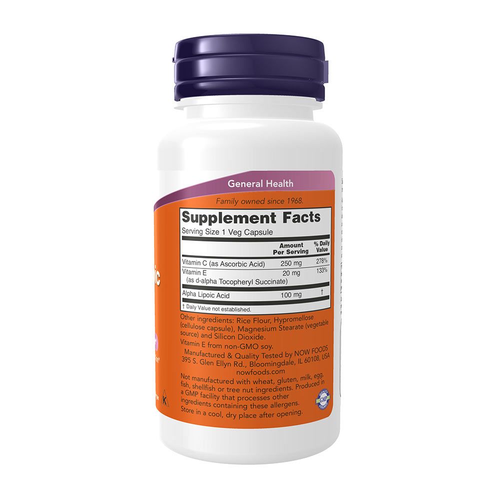 NOW - ALFA-LIPONSAV 100 MG - 60 KAPSZULA NOW - ALFA-LIPONSAV 100 MG - 60 KAPSZULA