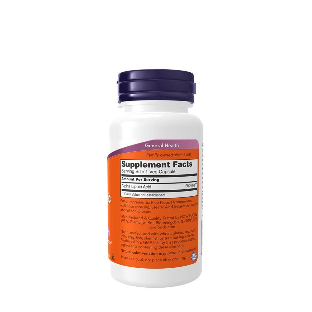NOW - ALFA-LIPONSAV 250 MG - 60 KAPSZULA NOW - ALFA-LIPONSAV 250 MG - 60 KAPSZULA
