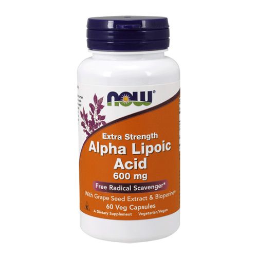 NOW - ALPHA LIPOIC ACID EXTRA STRENGTH 600 MG - 60 KAPSZULA