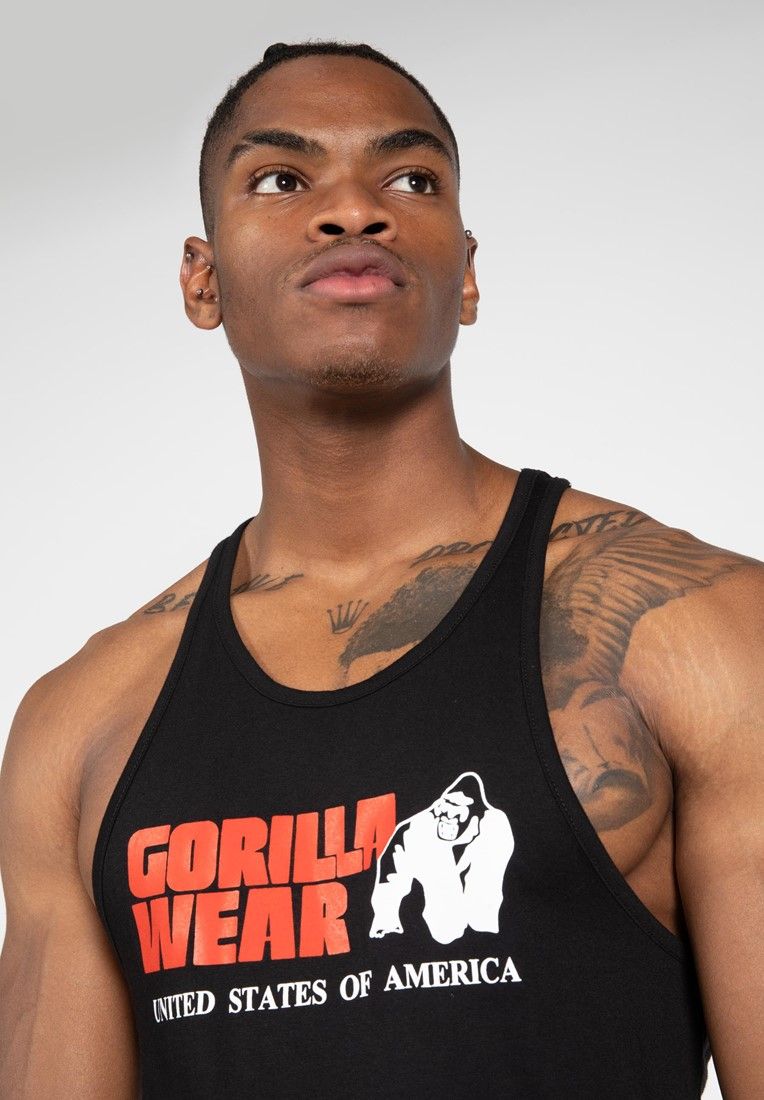 GORILLA WEAR - CLASSIC TANK TOP - FEKETE TRIKÓ