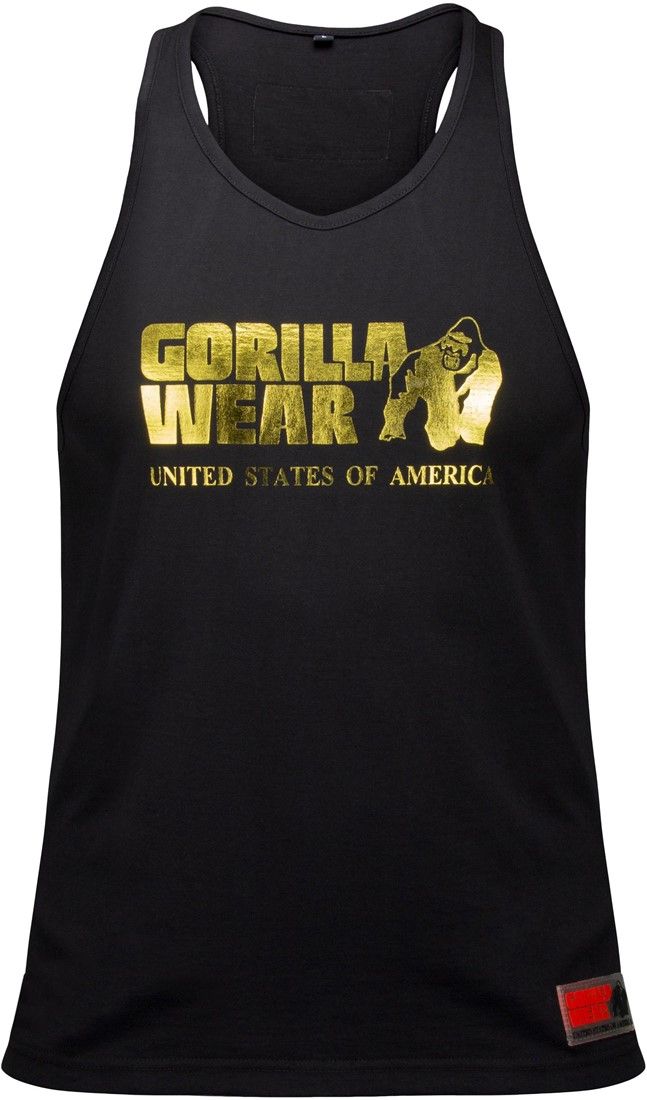 GORILLA WEAR - CLASSIC TANK TOP - FEKETE/ARANY TRIKÓ