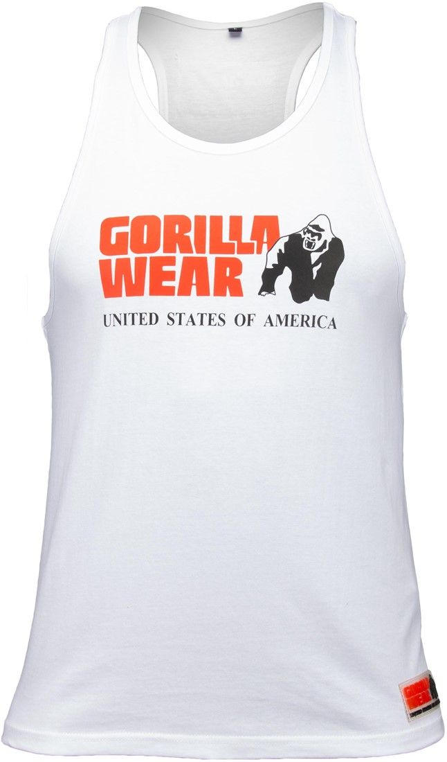 GORILLA WEAR - CLASSIC TANK TOP - FEHÉR TRIKÓ