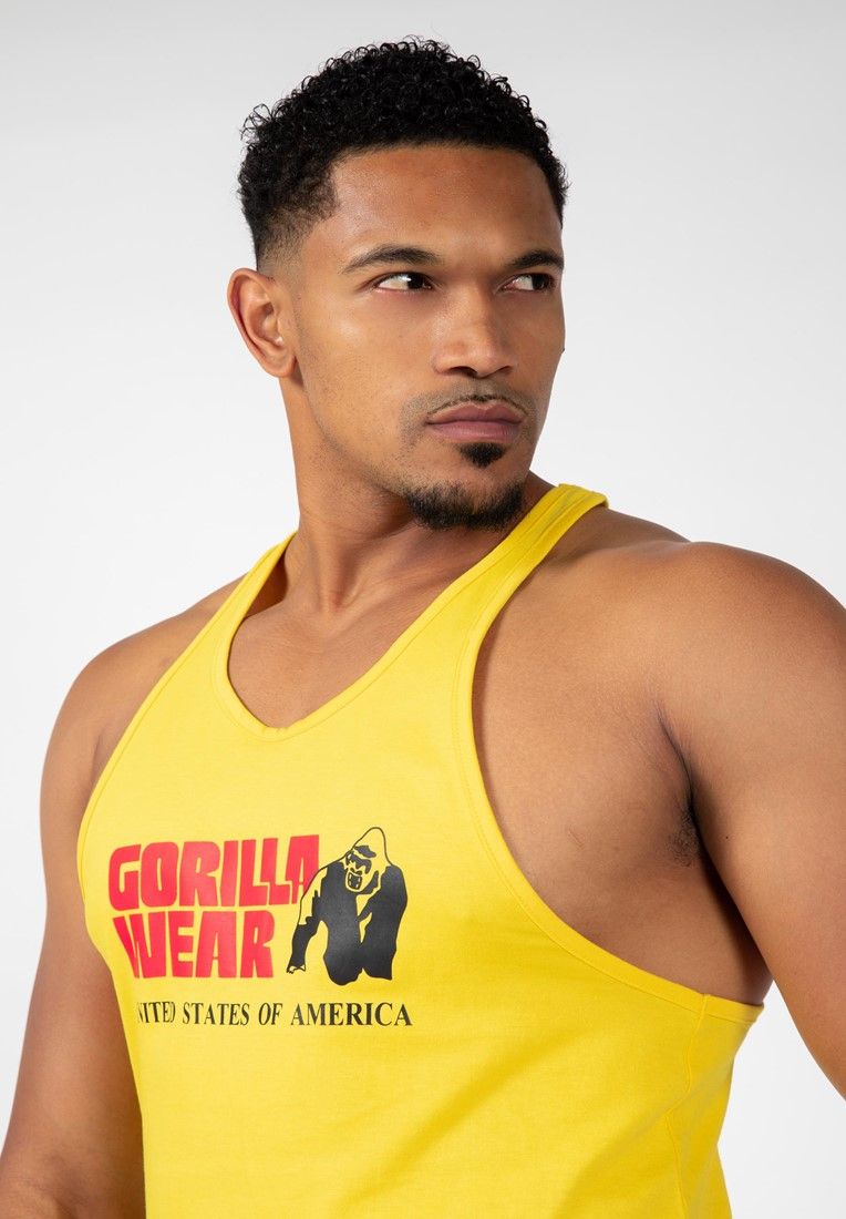 GORILLA WEAR - CLASSIC TANK TOP - SÁRGA TRIKÓ