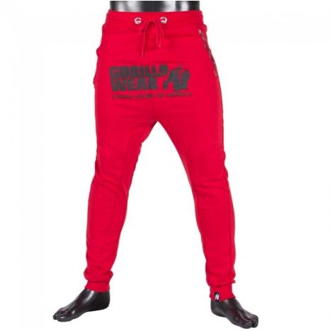 GORILLA WEAR - ALABAMA DROP CROTCH JOGGERS - PIROS NADRÁG