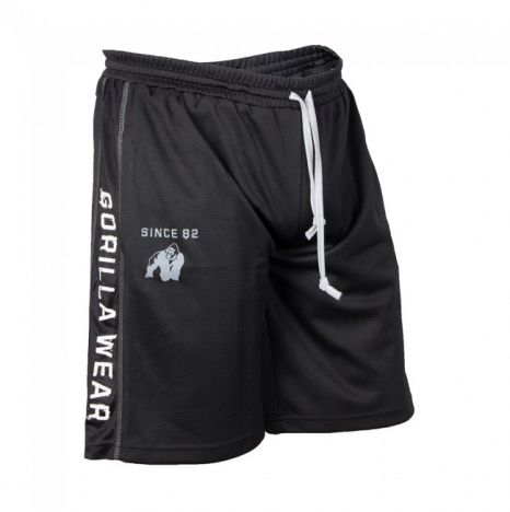 GORILLA WEAR - FUNCTIONAL MESH SHORTS - FEKETE/FEHÉR RÖVIDNADRÁG