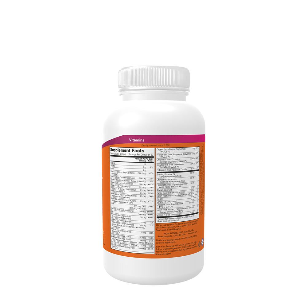 NOW - EVE WOMEN'S MULTIVITAMIN LÁGYKAPSZULA NŐKNEK - 180 KAPSZULA