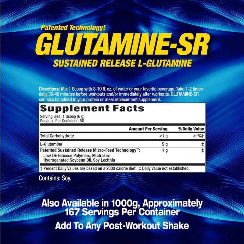 MHP - GLUTAMINE-SR - ELNYÚJTOTT ADAGOLÁSÚ GLUTAMIN POR - 0,6 LBS - 300 G MHP - GLUTAMINE-SR - ELNYÚJTOTT ADAGOLÁSÚ GLUTAMIN POR - 0,6 LBS - 300 G