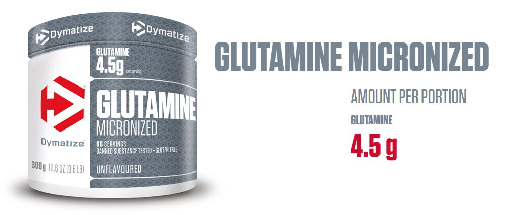 DYMATIZE - GLUTAMINE MICRONIZED - 88 SERVINGS - 400 G