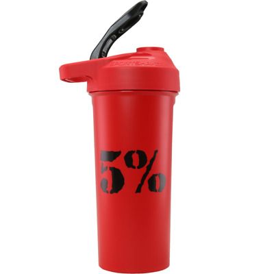 5% NUTRITION - SPORTSHAKER RED/BLACK - 600 ML