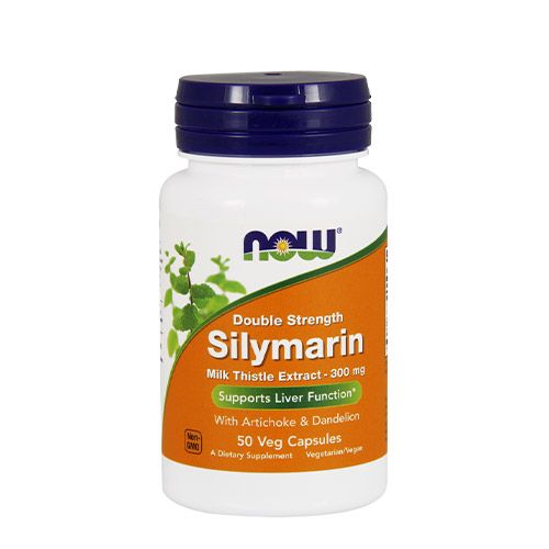 NOW - SILYMARIN DOUBLE STRENGTH 300 MG - MILK THISTLE EXTRACT - 50 KAPSZULA