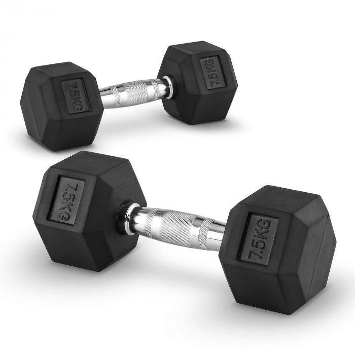 RKS EQUIPMENT - HEX KÉZISÚLYZÓ/HEX DUMBBELL - 7.5 KG