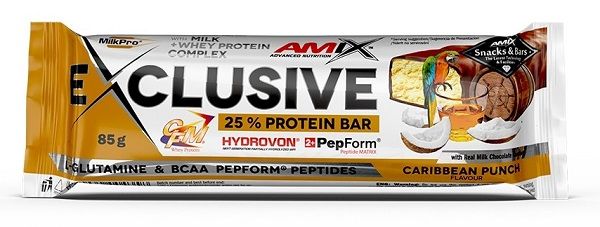 AMIX - EXCLUSIVE PROTEIN BAR - 12X85 G