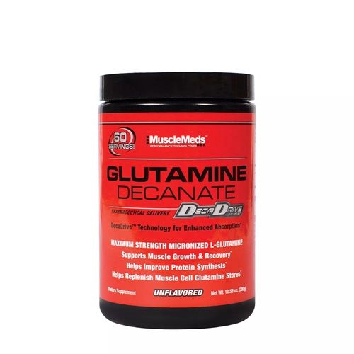 MUSCLEMEDS - GLUTAMINE DECANATE - GYORS FELSZÍVÓDÁSÚ GLUTAMIN POR - 300 G