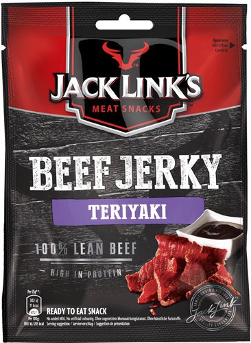 JACK LINKS - BEEF JERKY TERIYAKI - 12X70 G