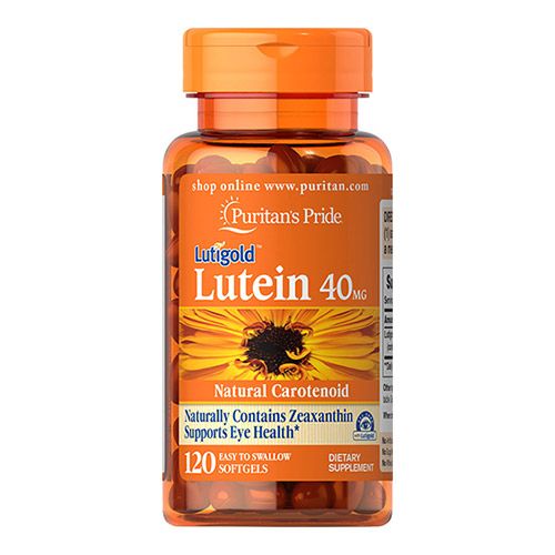 PURITANS PRIDE - LUTEIN 40 MG WITH ZEAXANTHIN - 120 KAPSZULA