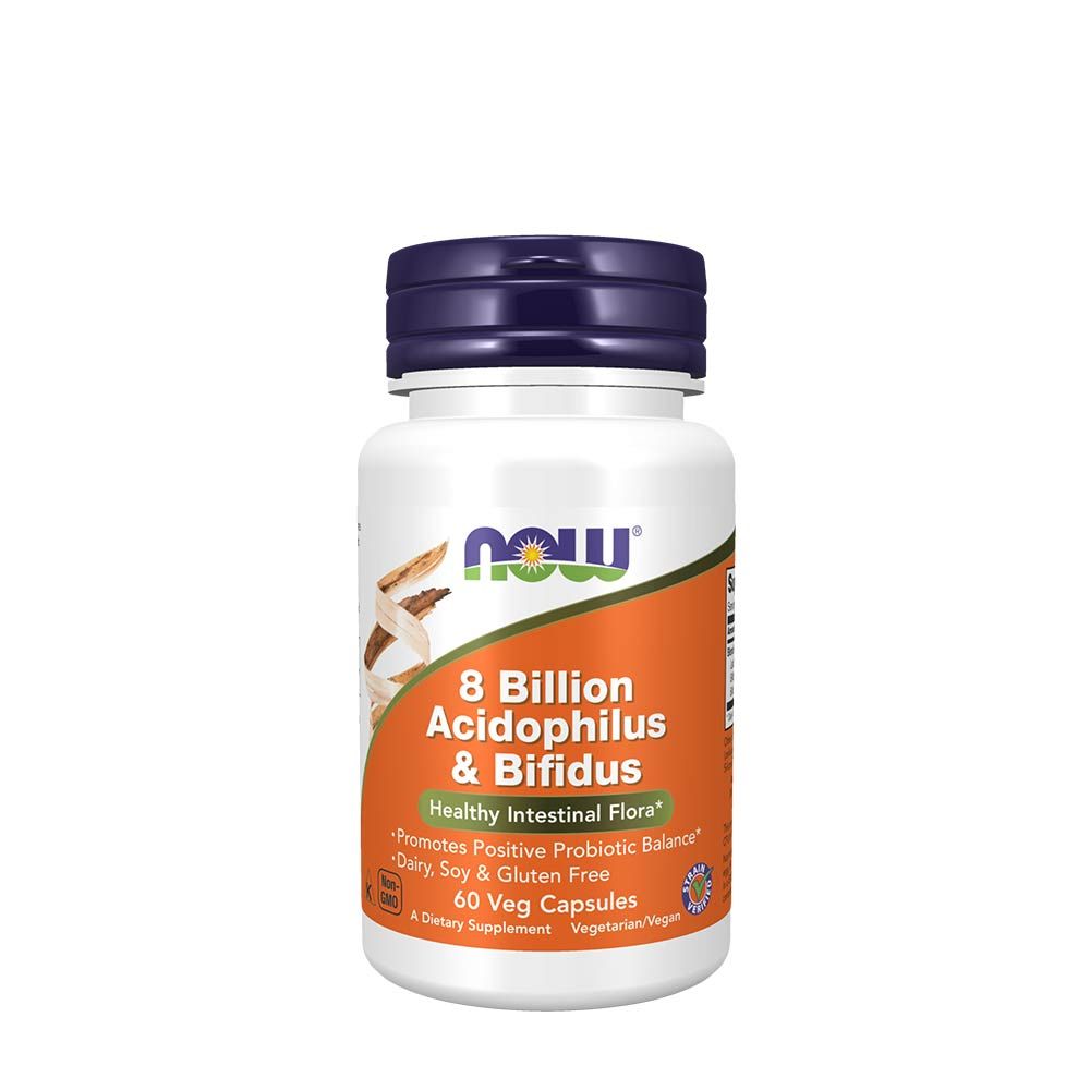 NOW - 8 BILLION ACIDOPHILUS & BIFIDUS - 60 KAPSZULA