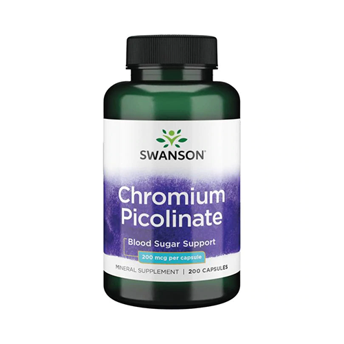 SWANSON - CHROMIUM PICOLINATE 200 MCG - 200 KAPSZULA