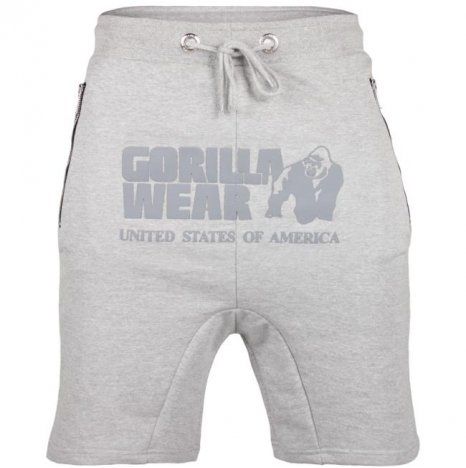 GORILLA WEAR - ALABAMA DROP CROTCH SHORT - SZÜRKE RÖVIDNADRÁG