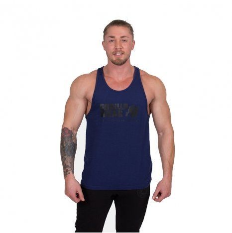 GORILLA WEAR - CLASSIC TANK TOP - NAVY KÉK TRIKÓ